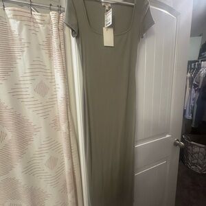 Olive Green Maxi Dress